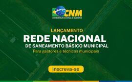 Imagem da notícia Conheça a Rede Nacional de Saneamento Básico Municipal para gestores